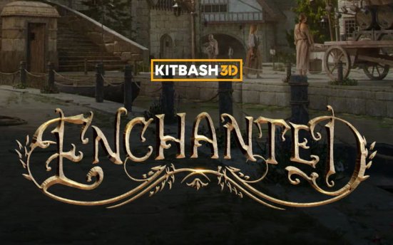 Kitbash3D Enchanted 魔法王国城堡村庄场景3D模型