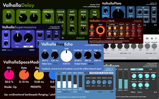 瓦尔哈拉音频效果器插件包 Valhalla DSP bundle 2025.5 VR版