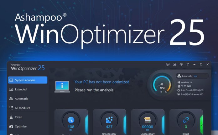 【正版限免】Ashampoo WinOptimizer 25 阿香婆系统清理优化工具