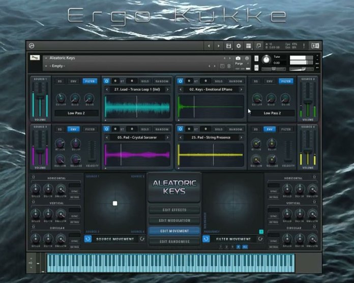 Ergo Kukke Aleatoric Keys (KONTAKT) 电影氛围铺底合成音源