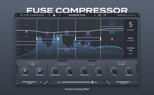 音频压缩器插件 Minimal Audio Fuse Compressor v1.0.3r3