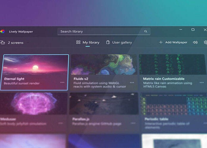 Lively Wallpaper v2.0.7.4 动态桌面壁纸和屏幕保护软件