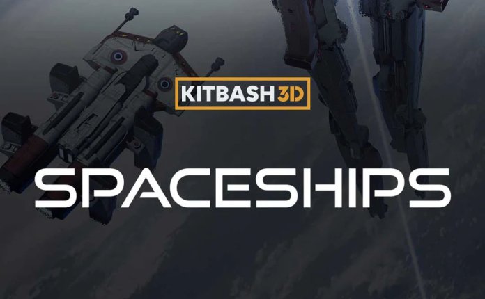Kitbash3D Spaceships 宇宙科幻空间站场景3D模型