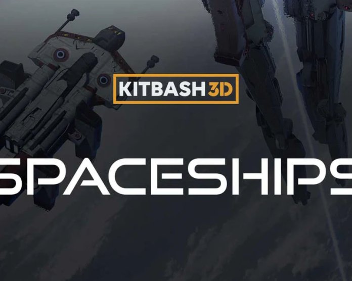 Kitbash3D Spaceships 宇宙科幻空间站场景3D模型
