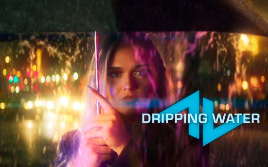 【2K】30个真实的水滴滴落瀑布水流场景视频素材