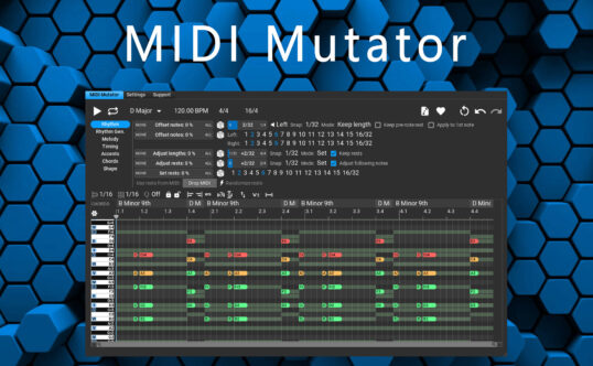 MIDI序列修改插件 Music Developments MIDI Mutator v1.4.0