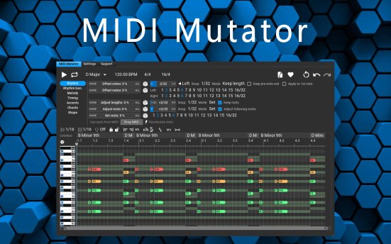 MIDI序列修改插件 Music Developments MIDI Mutator v1.4.0