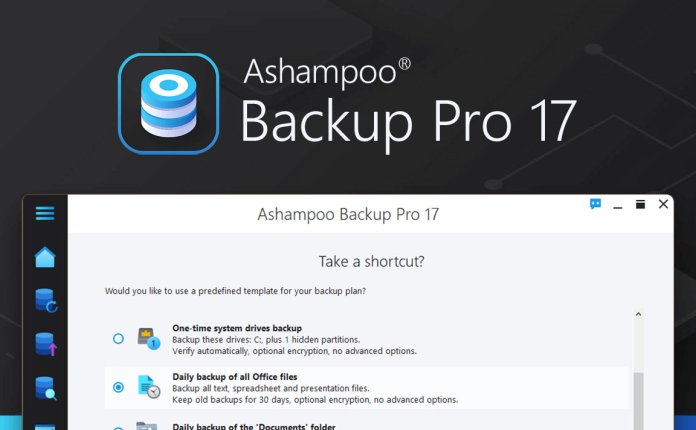 【正版限免】Ashampoo Backup Pro 17 系统数据备份恢复工具