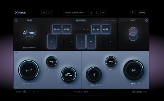 音高自动修正插件 Nuro Audio Xpitch v1.0.3