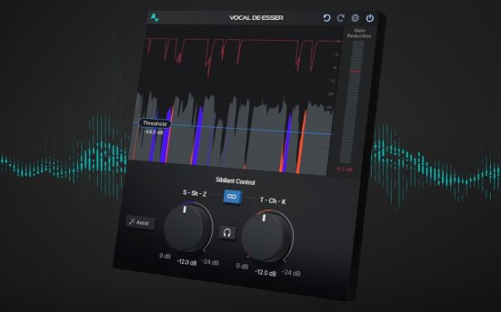 智能人声齿音消除插件 Antares Vocal De-Esser v1.0