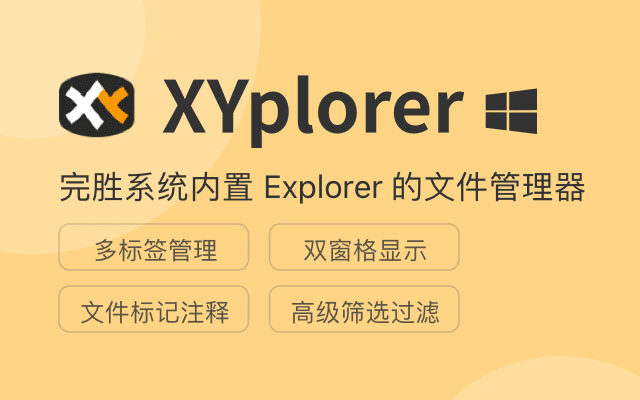 XYplorer 双栏多标签文件资源管理器工具软件[<b style="color:#ff0000">专享特惠</b>]