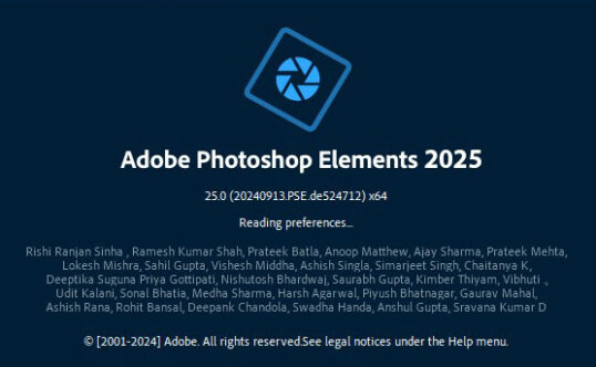 图像处理工具 Adobe Photoshop Elements 2025 v25.2.0.148