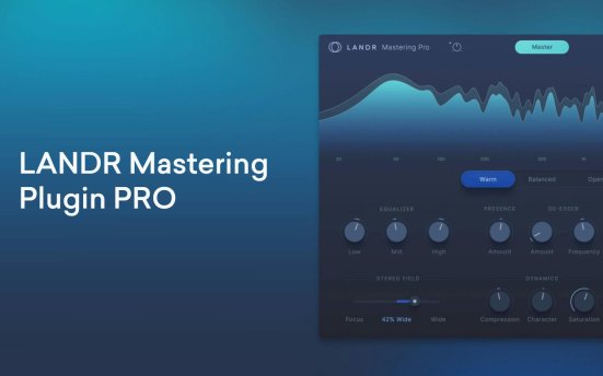 母带制作插件 LANDR Mastering Plugin Pro v1.1.35 R2R版