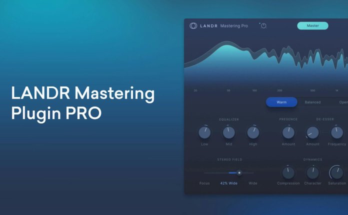 母带制作插件 LANDR Mastering Plugin Pro v1.1.22 R2R版