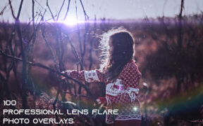 【正版限免】Eldamar Studio 100 Professional Lens Flare Overlays 100个专业镜头光晕叠加素材合集