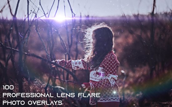 【正版限免】Eldamar Studio 100 Professional Lens Flare Overlays 100个专业镜头光晕叠加素材合集