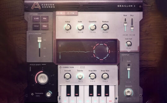 音频音高修正处理插件 Auburn Sounds Graillon v3.0.0