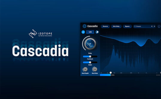 音频智能延迟插件 iZotope Cascadia v1.0.0