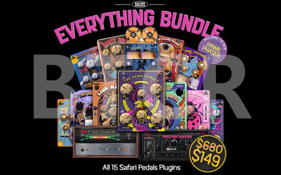 音频效果器插件包 Safari Pedals Everything Bundle v2024.10.14 BTCR版