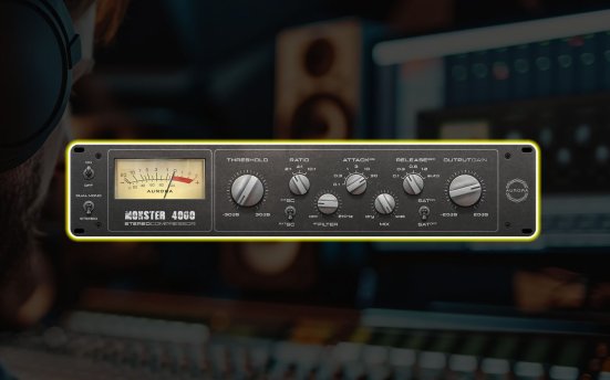 多功能音频总线压缩器插件 Aurora DSP Monster 4000 v1.0.1