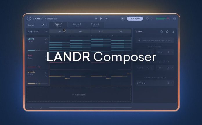 AI编曲制作插件 LANDR LANDR Composer v1.0.11 R2R版
