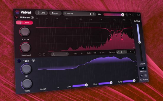 人声齿音消除插件 iZotope Velvet v1.0.0 VR版