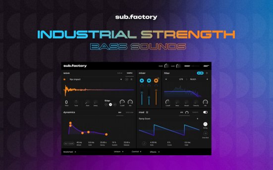 低音合成器插件 AIR Music Tech Sub Factory v1.2.1.11