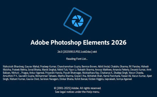Adobe Photoshop Elements 2026 v26.3.0.82 图像处理工具