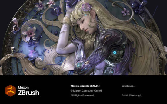 Pixologic Zbrush v2026.0.1 三维雕刻建模软件