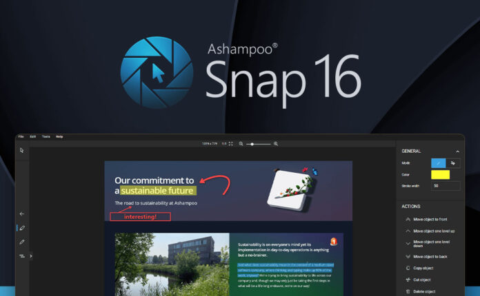 【正版限免】Ashampoo Snap 16 屏幕截图与视频录制工具