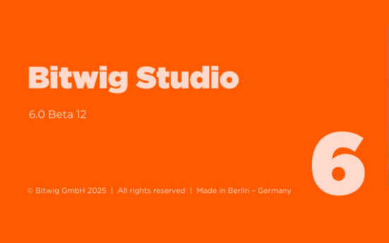 数字音频工作站 Bitwig Studio v6.0 Beta 12 Totoro版