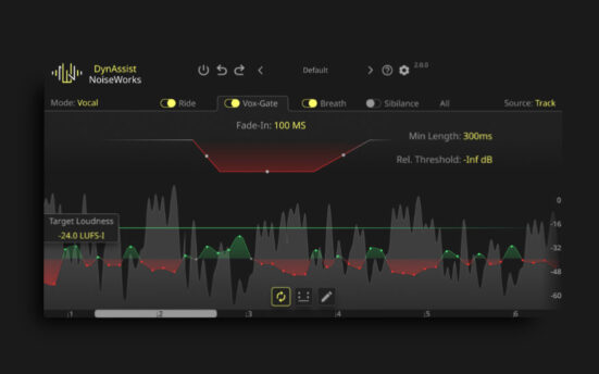 智能人声处理插件 NoiseWorks DynAssist v2.2.0 MOCHA版