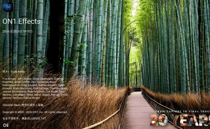 ON1 Effects 2026.3 v20.3.0.18187 智能照片风格美化工具