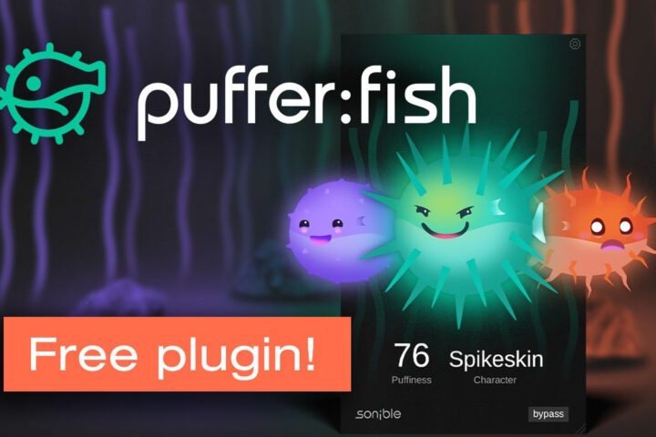音频饱和效果插件 Sonible Puffer Fish v1.0.4 R2R版 - 腾龙工作室