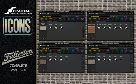 吉他放大器和效果器插件 Fractal Audio Systems ICONS Fullerton Complete v1.0.1
