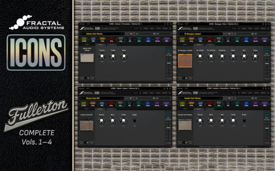吉他放大器和效果器插件 Fractal Audio Systems ICONS Fullerton Complete v1.0.1 R2R版