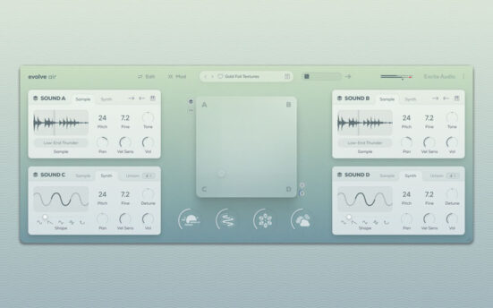 氛围感采样合成器插件 Excite Audio Evolve Air v1.0.0 R2R版